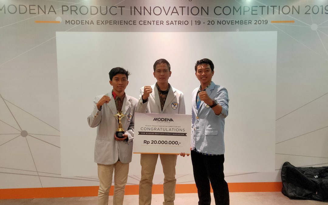 Berikan Inovasi Built-in Smart, Mahasiswa PENS Raih Juara 1 Modena Product Innovation Competition 2019